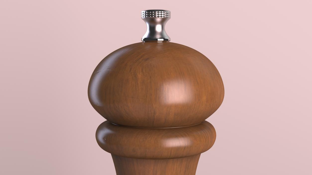 3D Wooden Pepper or Salt Mill