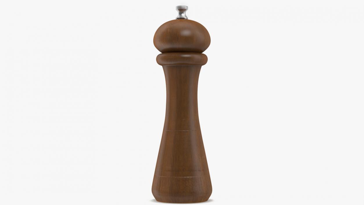 3D Wooden Pepper or Salt Mill