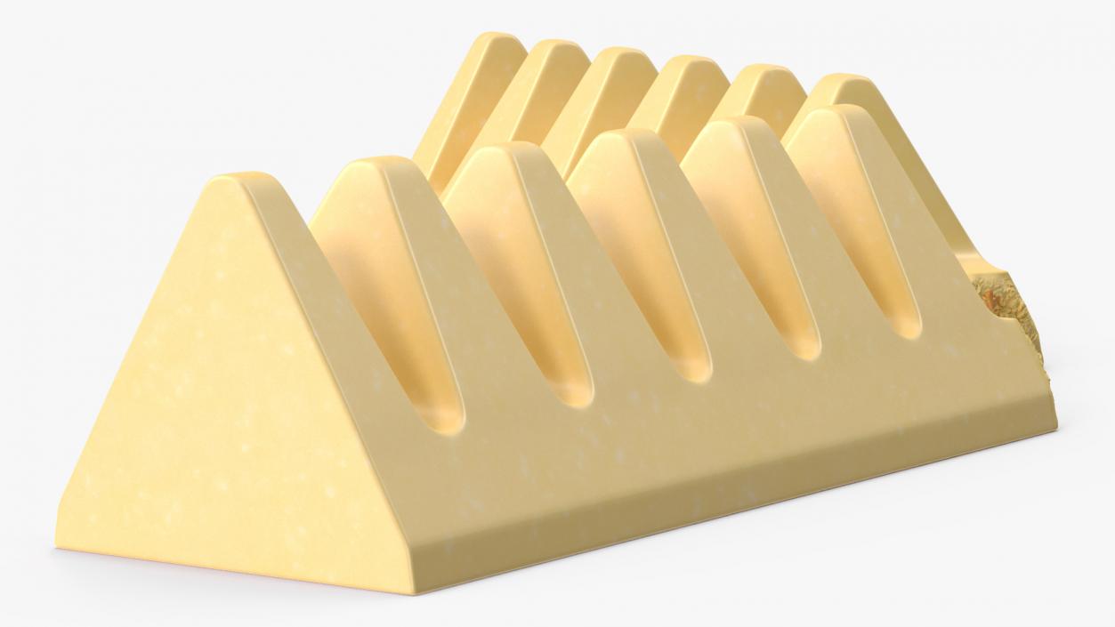 3D White Chocolate Broken Bar