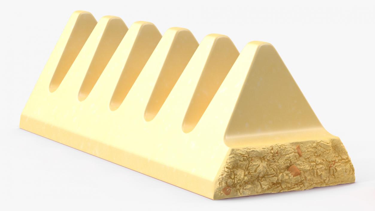 3D White Chocolate Broken Bar