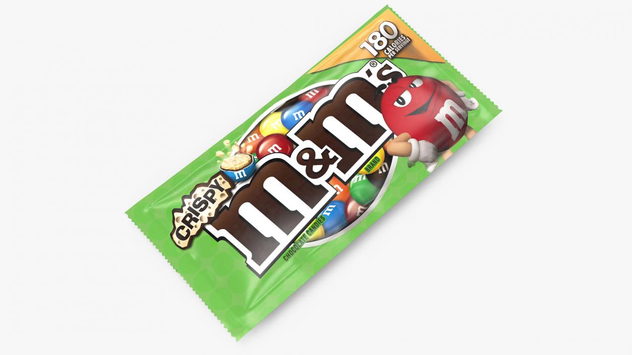 Crispy M and Ms Candy Package 3D model