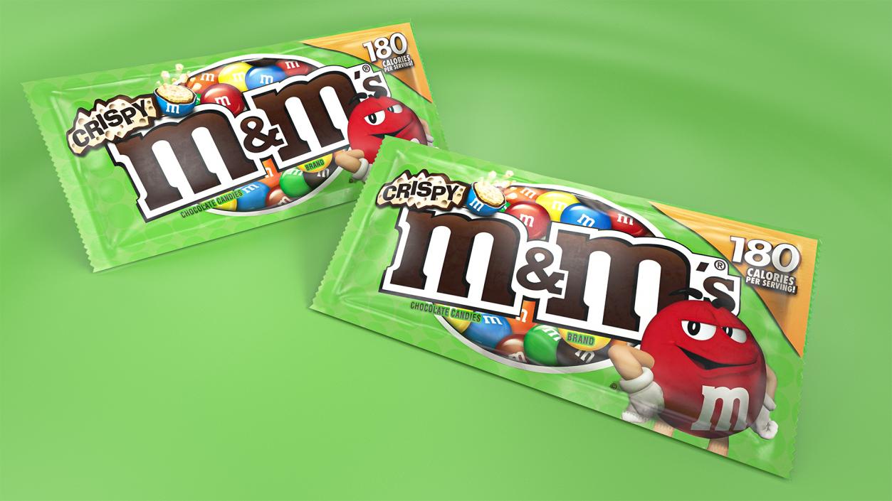 Crispy M and Ms Candy Package 3D model