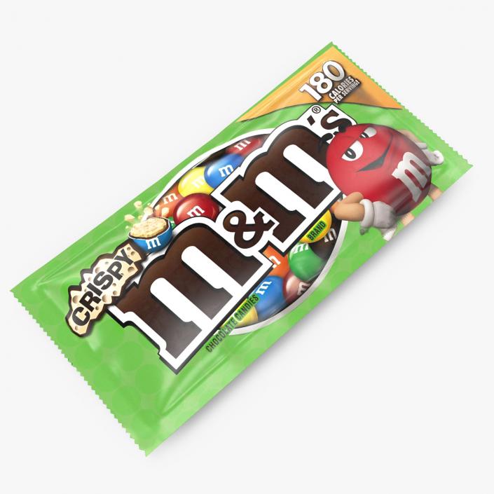 Crispy M and Ms Candy Package 3D model