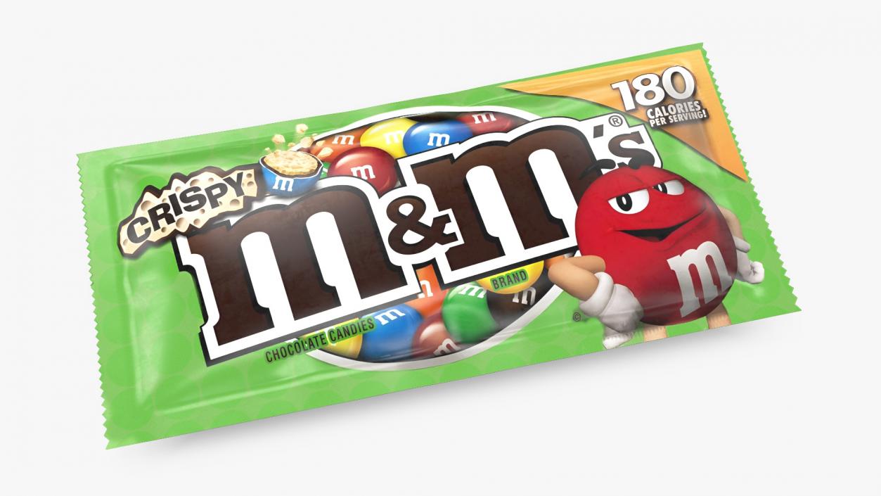 Crispy M and Ms Candy Package 3D model