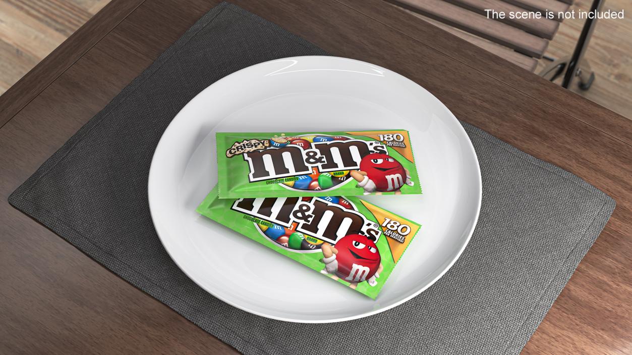 Crispy M and Ms Candy Package 3D model