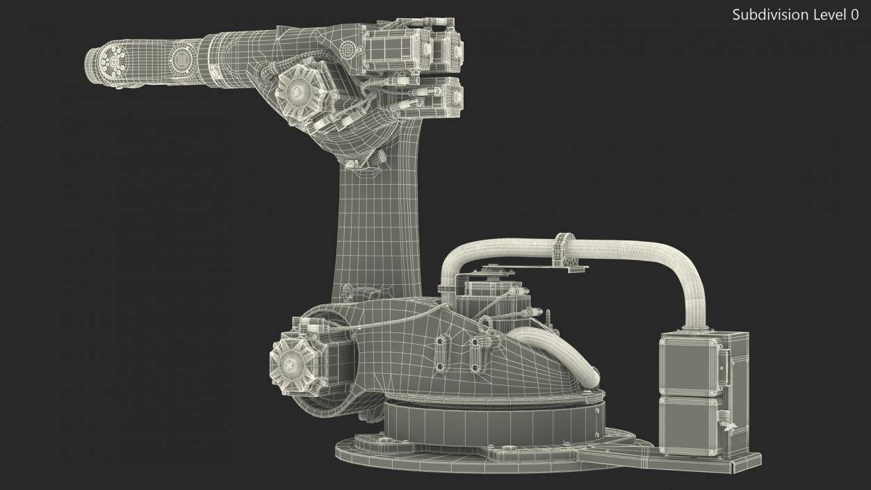 3D KUKA KR 30-4 KS Industrial Robot Arm