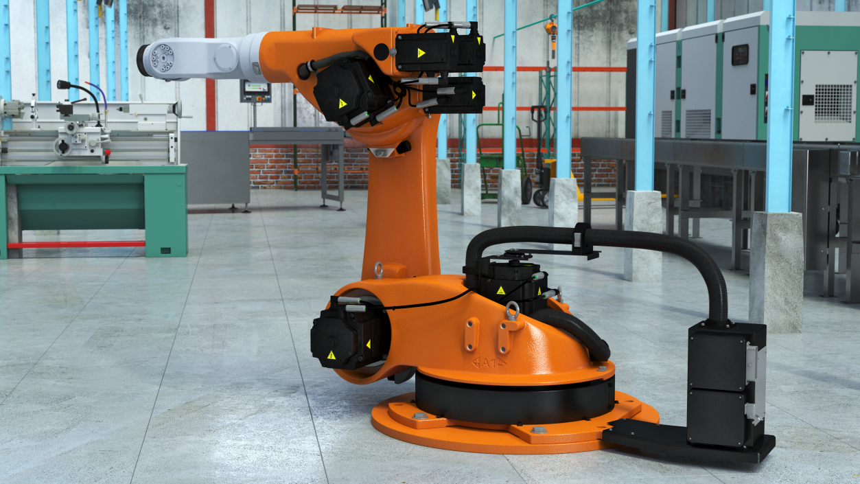 3D KUKA KR 30-4 KS Industrial Robot Arm