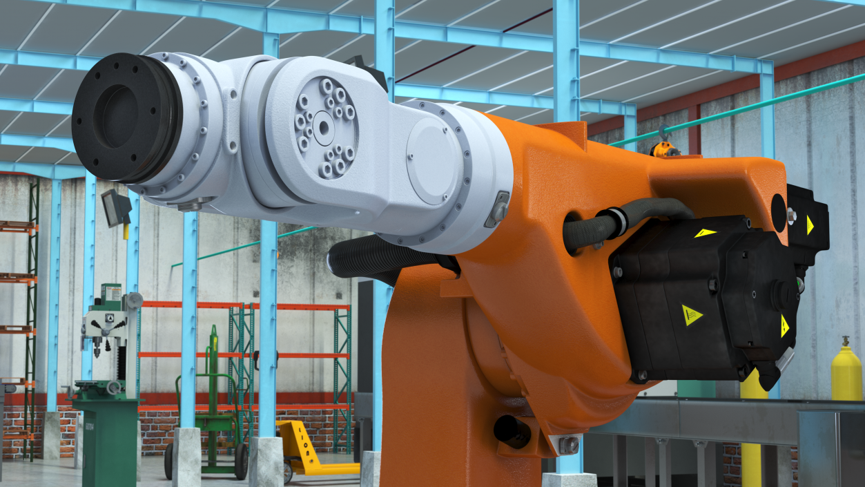 3D KUKA KR 30-4 KS Industrial Robot Arm