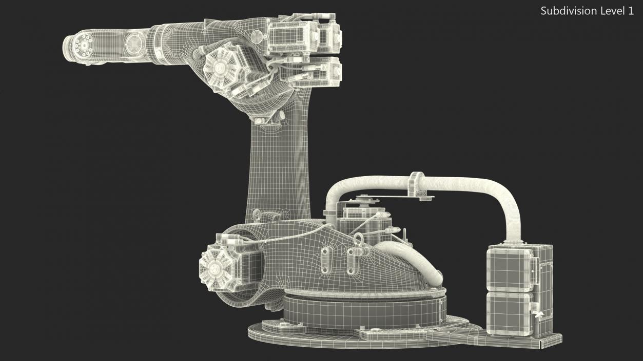 3D KUKA KR 30-4 KS Industrial Robot Arm