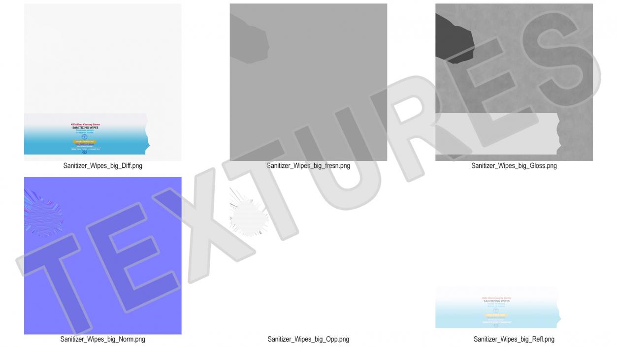 Opened Sanitizing Wipes 270 Count Canister 3D