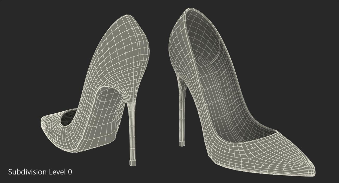 3D High Heels Pumps