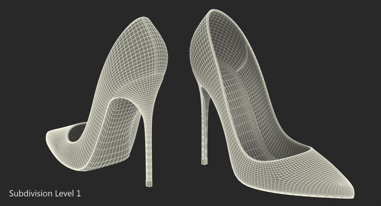 3D High Heels Pumps