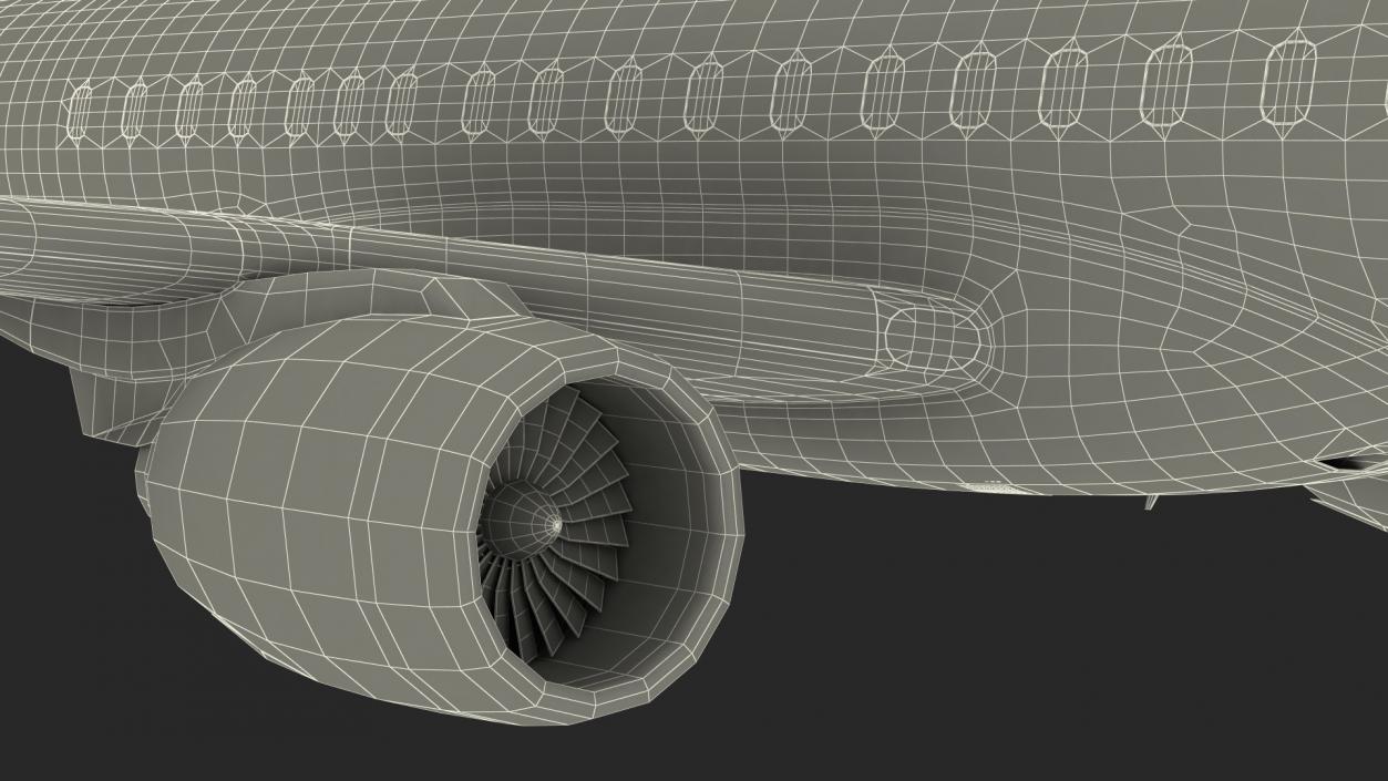 3D model Regional Jet Retracted Landing Gear