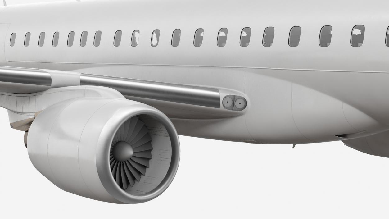 3D model Regional Jet Retracted Landing Gear