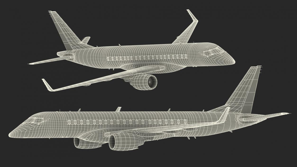 3D model Regional Jet Retracted Landing Gear