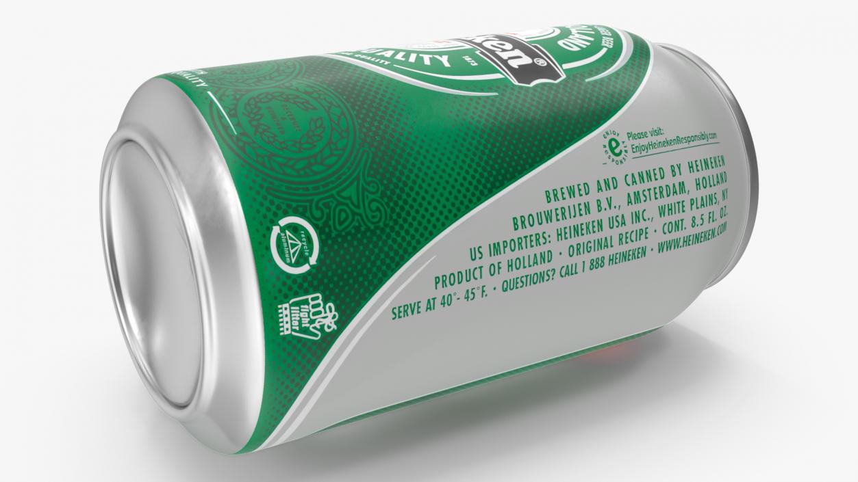 Heineken Beer Can 3D