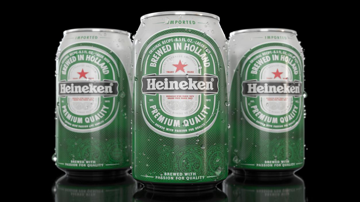 Heineken Beer Can 3D