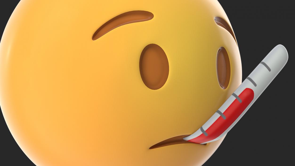 3D model Sick Emoji