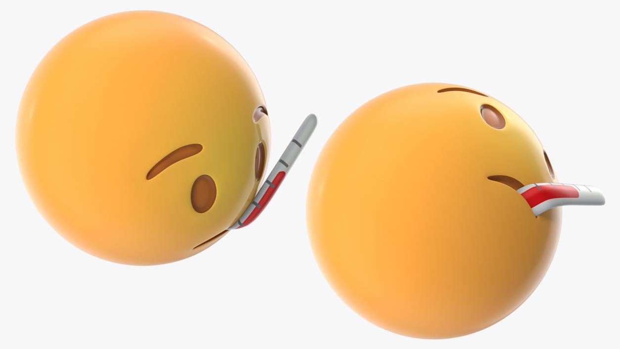 3D model Sick Emoji