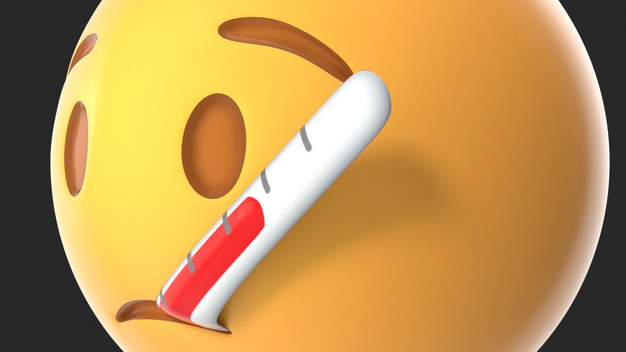 3D model Sick Emoji