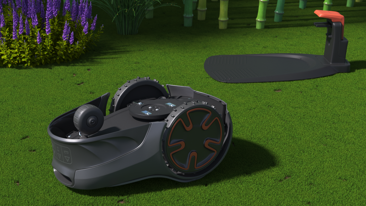 3D Robotic Lawn Mower model