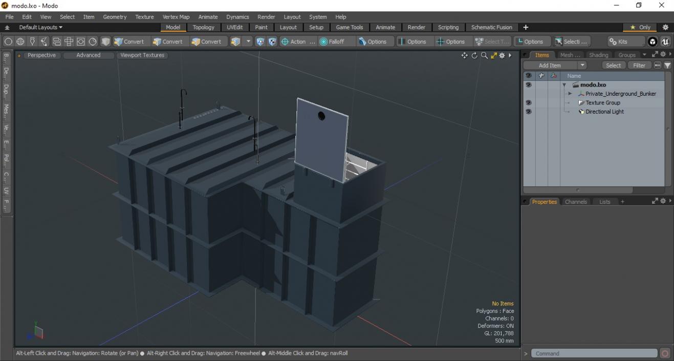 3D Private Underground Bunker