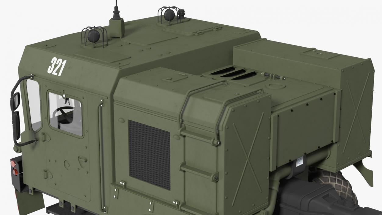 MZKT-7930 Astrolog Army 8x8 Transporter 3D model