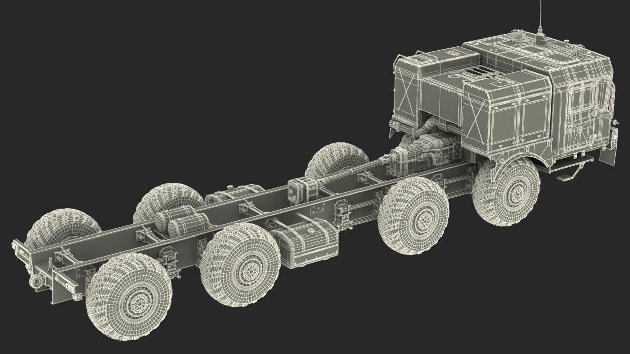 MZKT-7930 Astrolog Army 8x8 Transporter 3D model