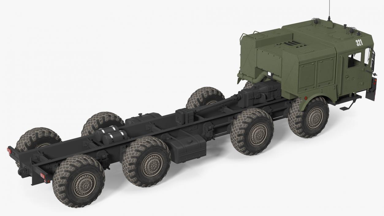 MZKT-7930 Astrolog Army 8x8 Transporter 3D model