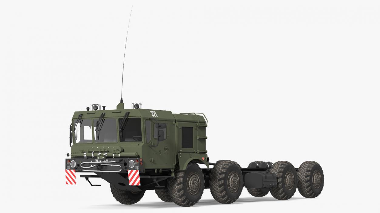 MZKT-7930 Astrolog Army 8x8 Transporter 3D model