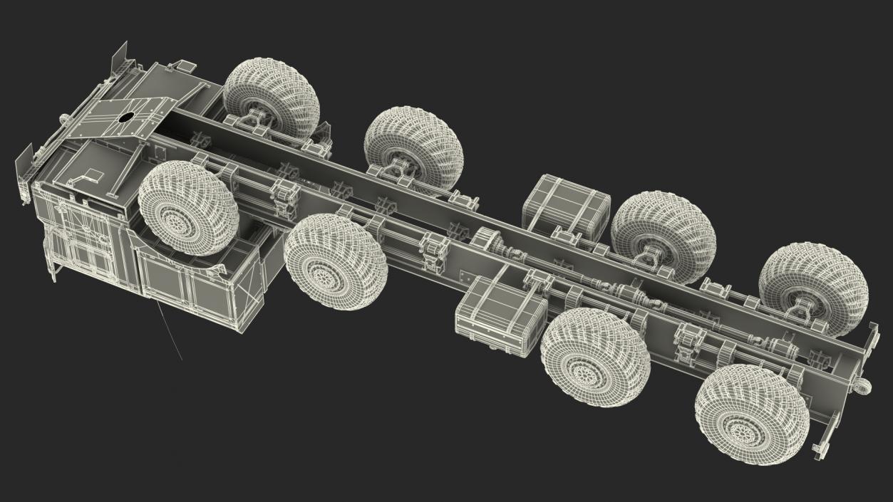 MZKT-7930 Astrolog Army 8x8 Transporter 3D model