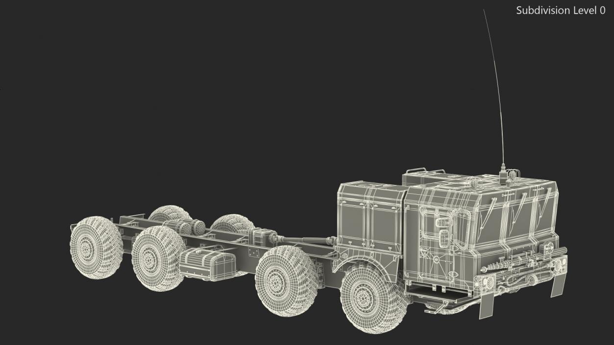 MZKT-7930 Astrolog Army 8x8 Transporter 3D model