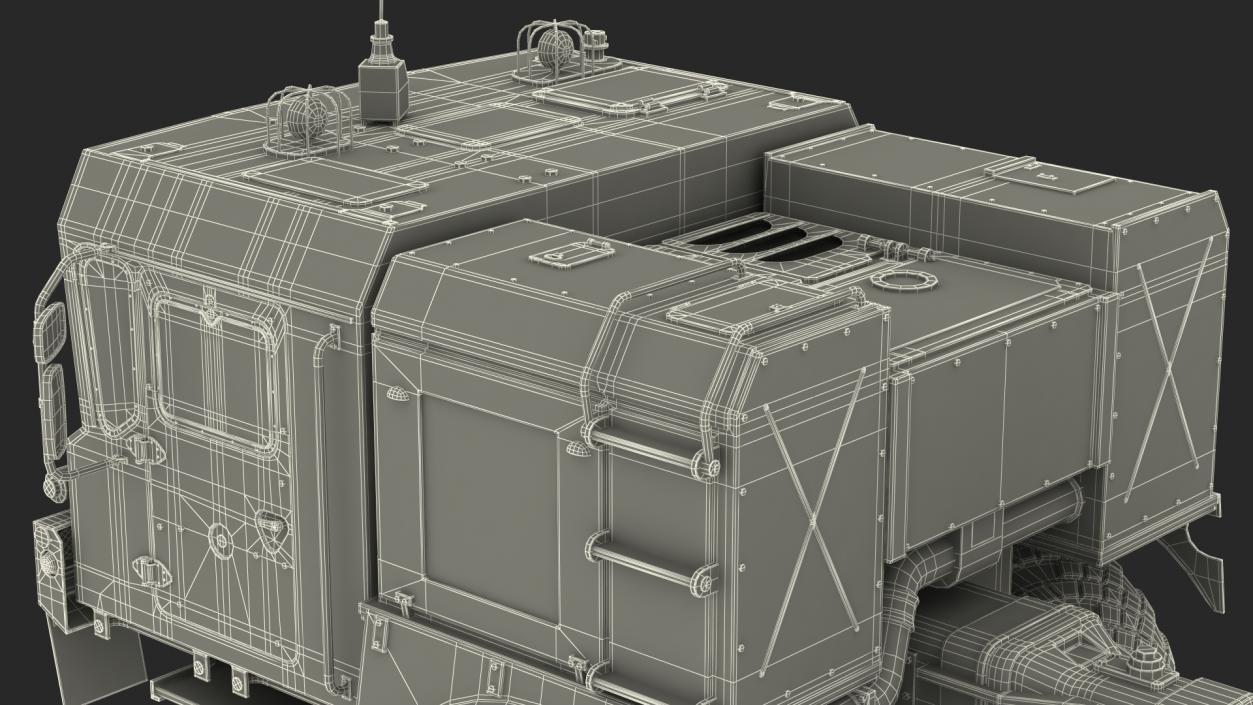 MZKT-7930 Astrolog Army 8x8 Transporter 3D model