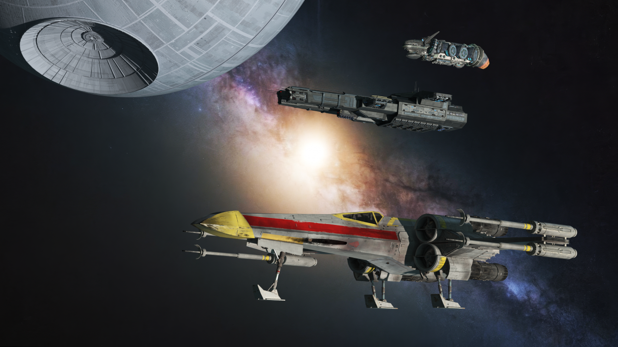 Star Wars X-Wing Fighter 3D model