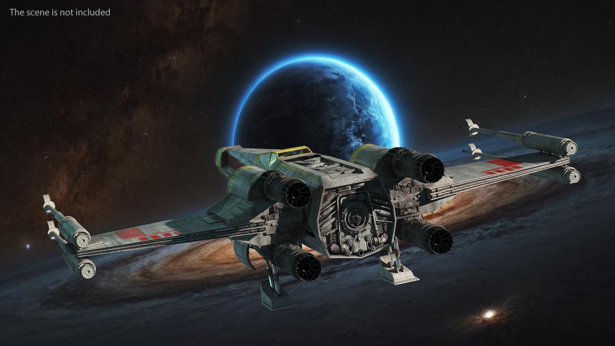 Star Wars X-Wing Fighter 3D model