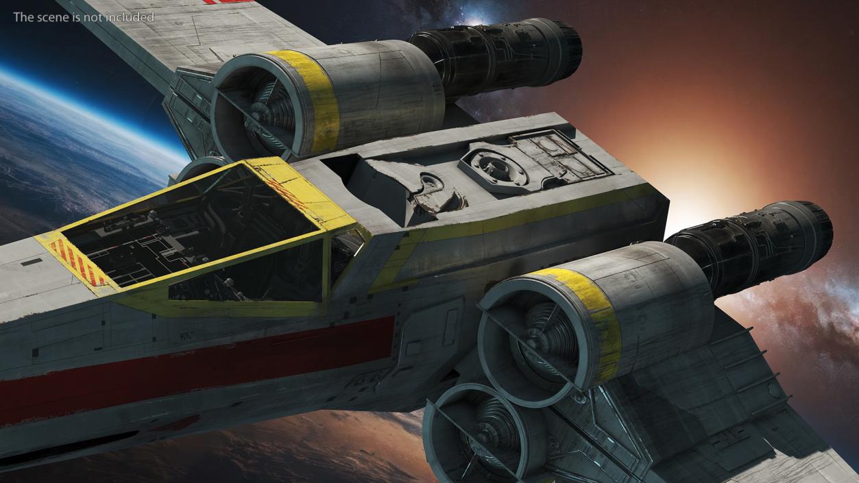 Star Wars X-Wing Fighter 3D model