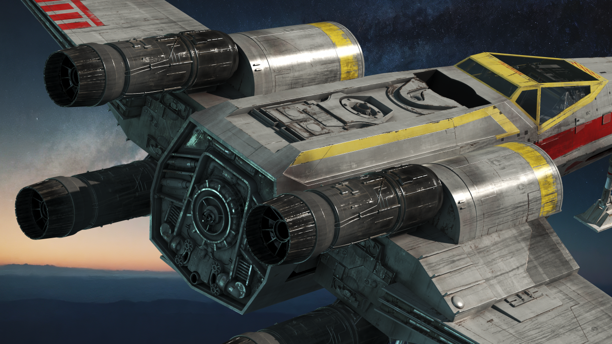 Star Wars X-Wing Fighter 3D model