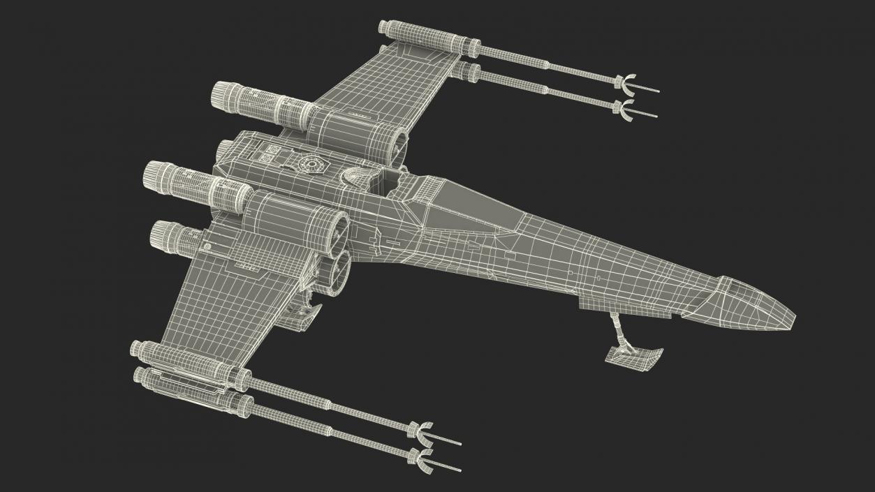 Star Wars X-Wing Fighter 3D model