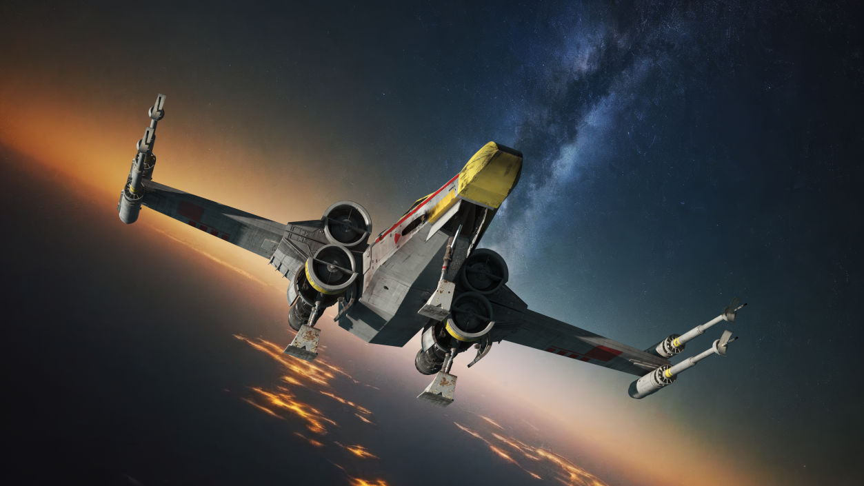 Star Wars X-Wing Fighter 3D model