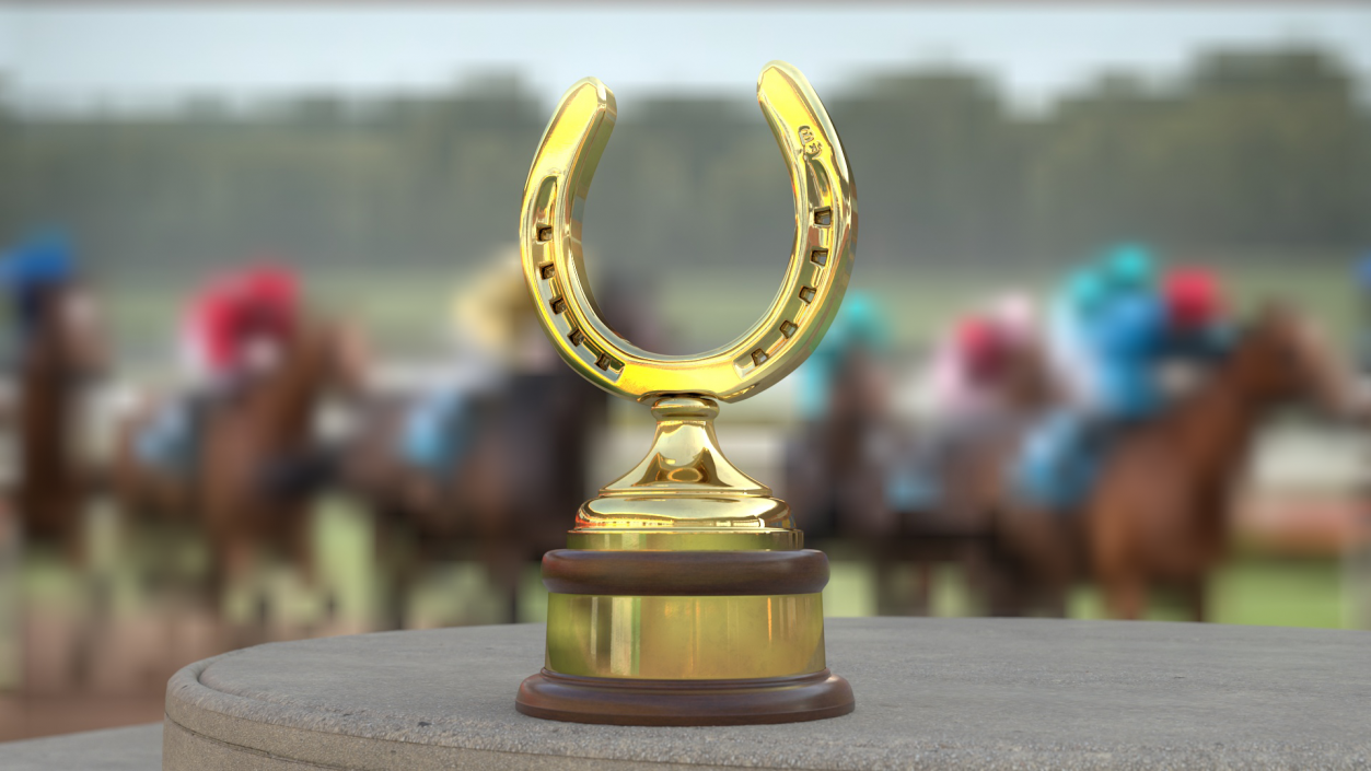 Golden Horseshoe Award 2 3D model