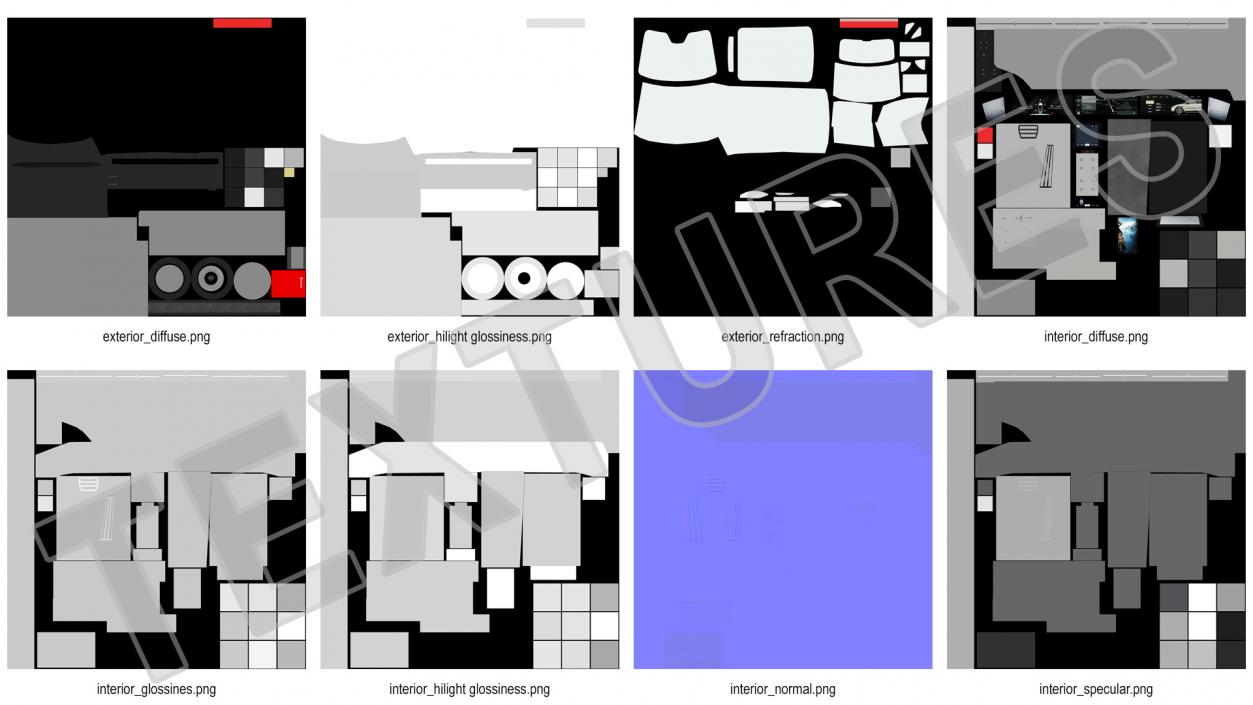 Sony Vision S Simple Interior 3D model