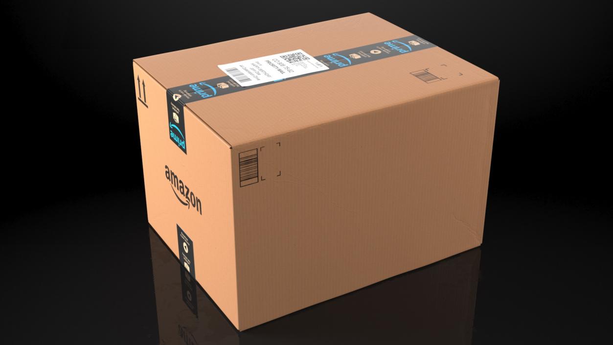 Amazon Parcels Box 45x35x30 3D