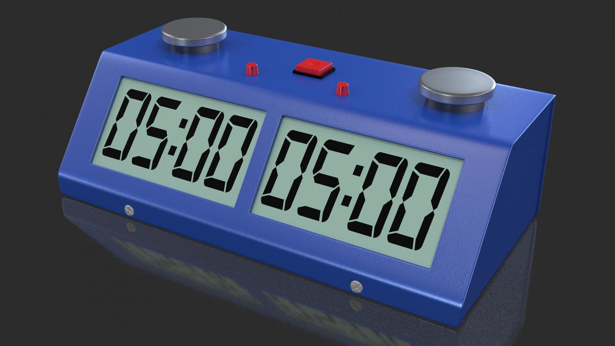 3D model Digital and Mechanical Chess Clock Collection