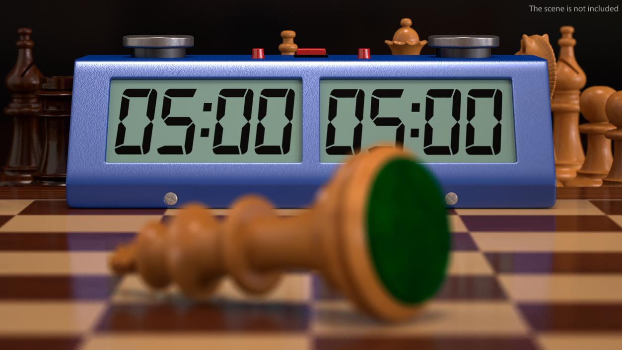 3D model Digital and Mechanical Chess Clock Collection