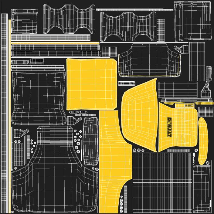 3D DeWalt Multi Purpose Pouch DWST1 75551 model