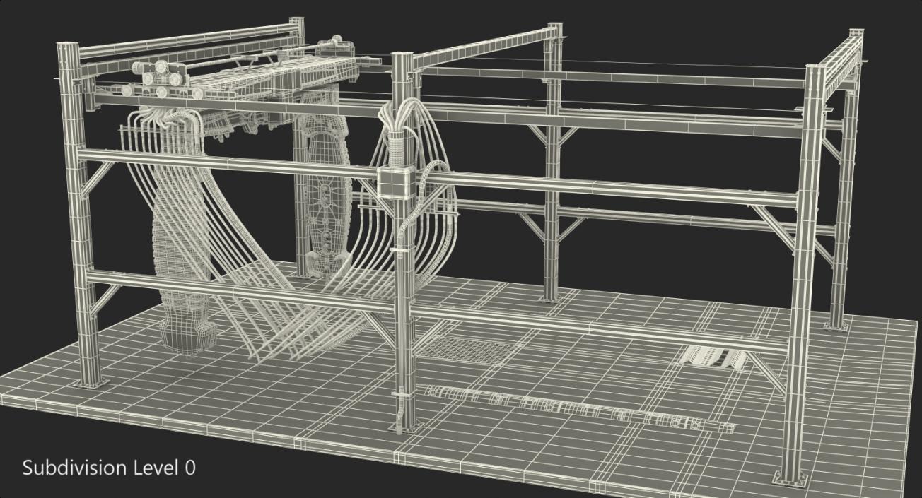 3D model Fastrak Touch Free Carwash System Rigged