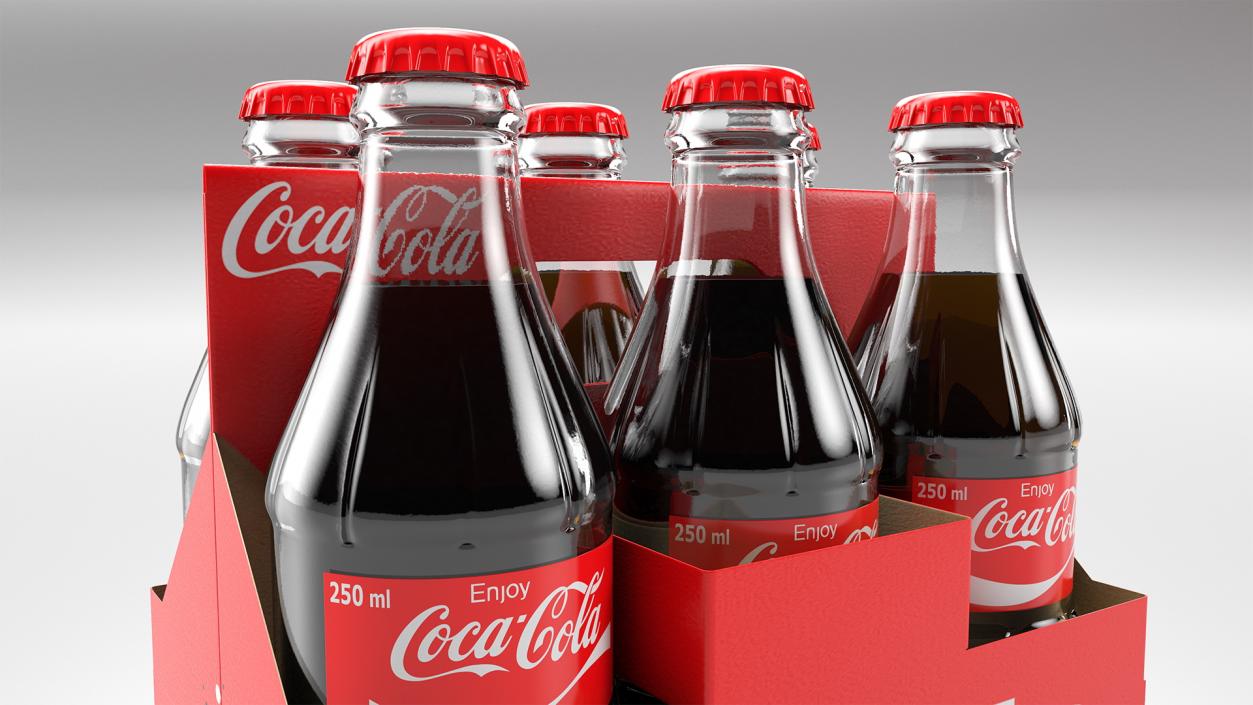 Coca Cola Bottle Package 3D model