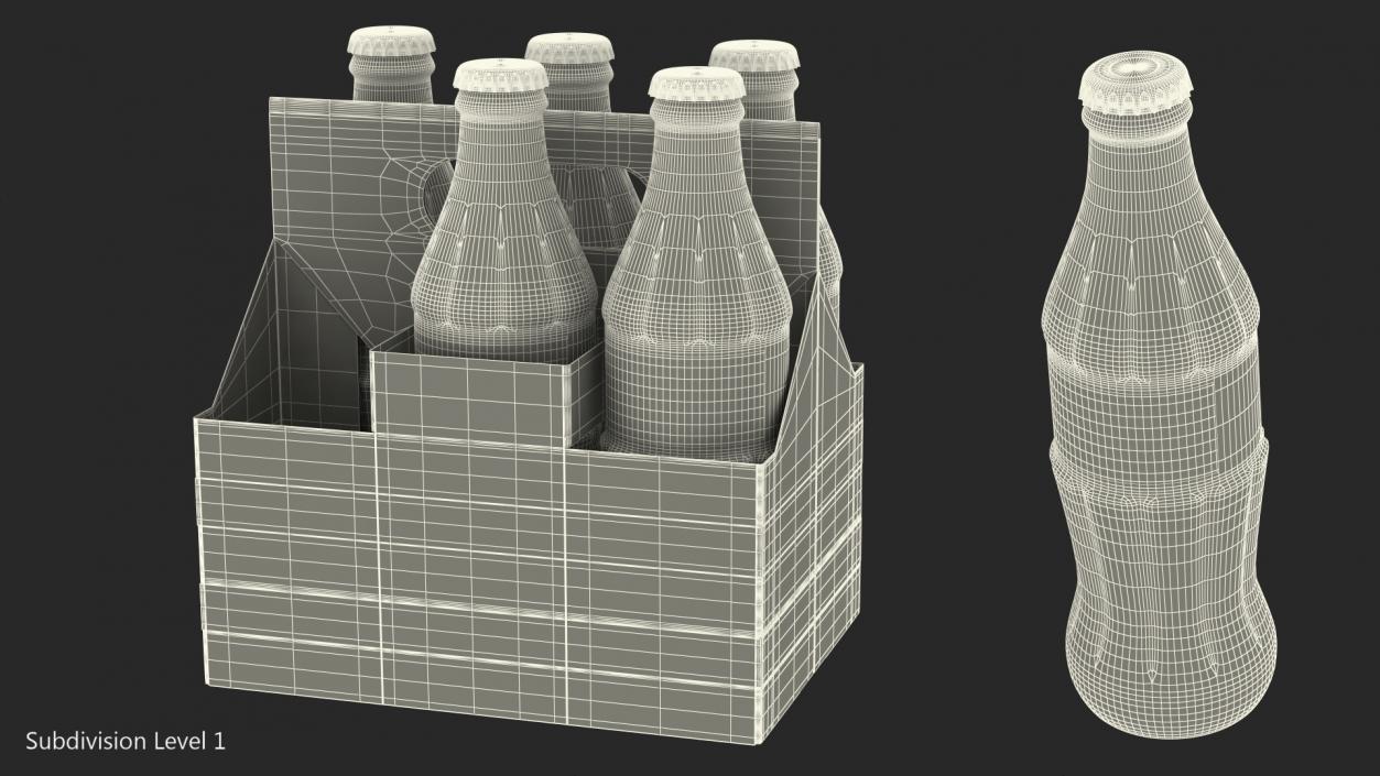 Coca Cola Bottle Package 3D model