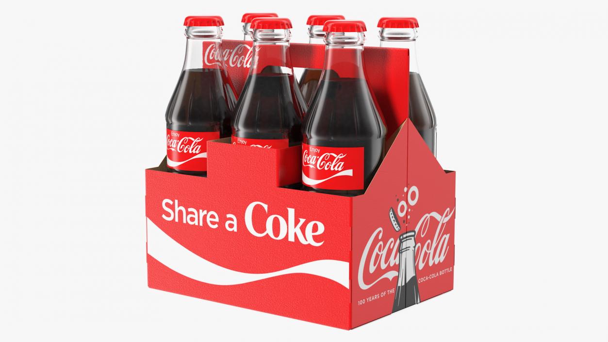 Coca Cola Bottle Package 3D model