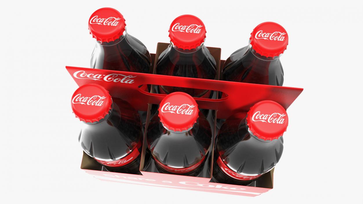 Coca Cola Bottle Package 3D model